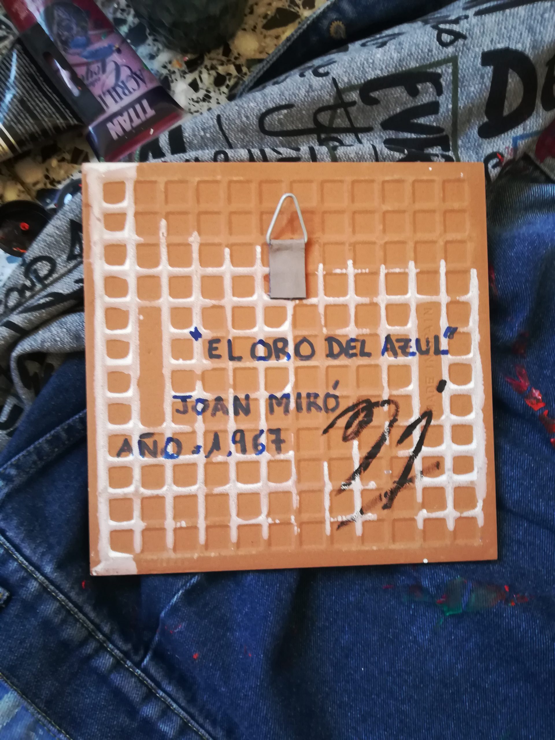 El Oro del Azul - 20x20 - tile - Imagen 2